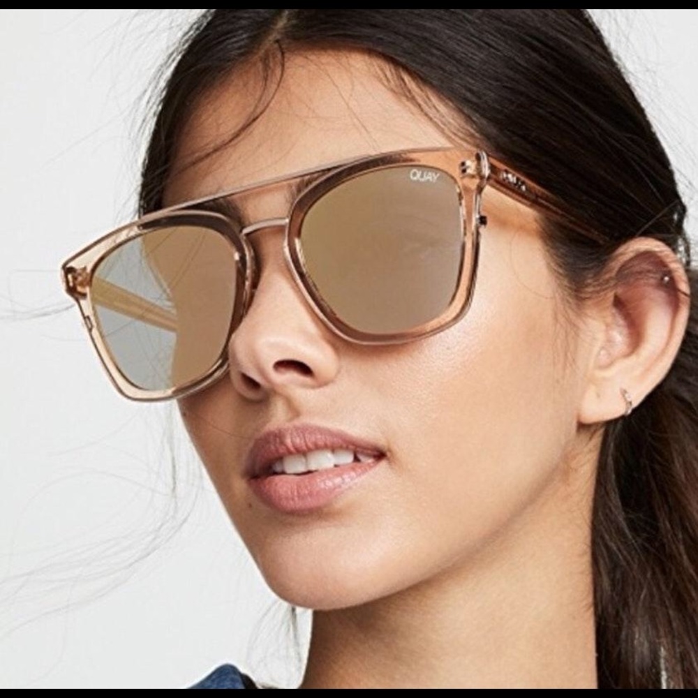 Quay Sweet Dreams rose gold sunglasses